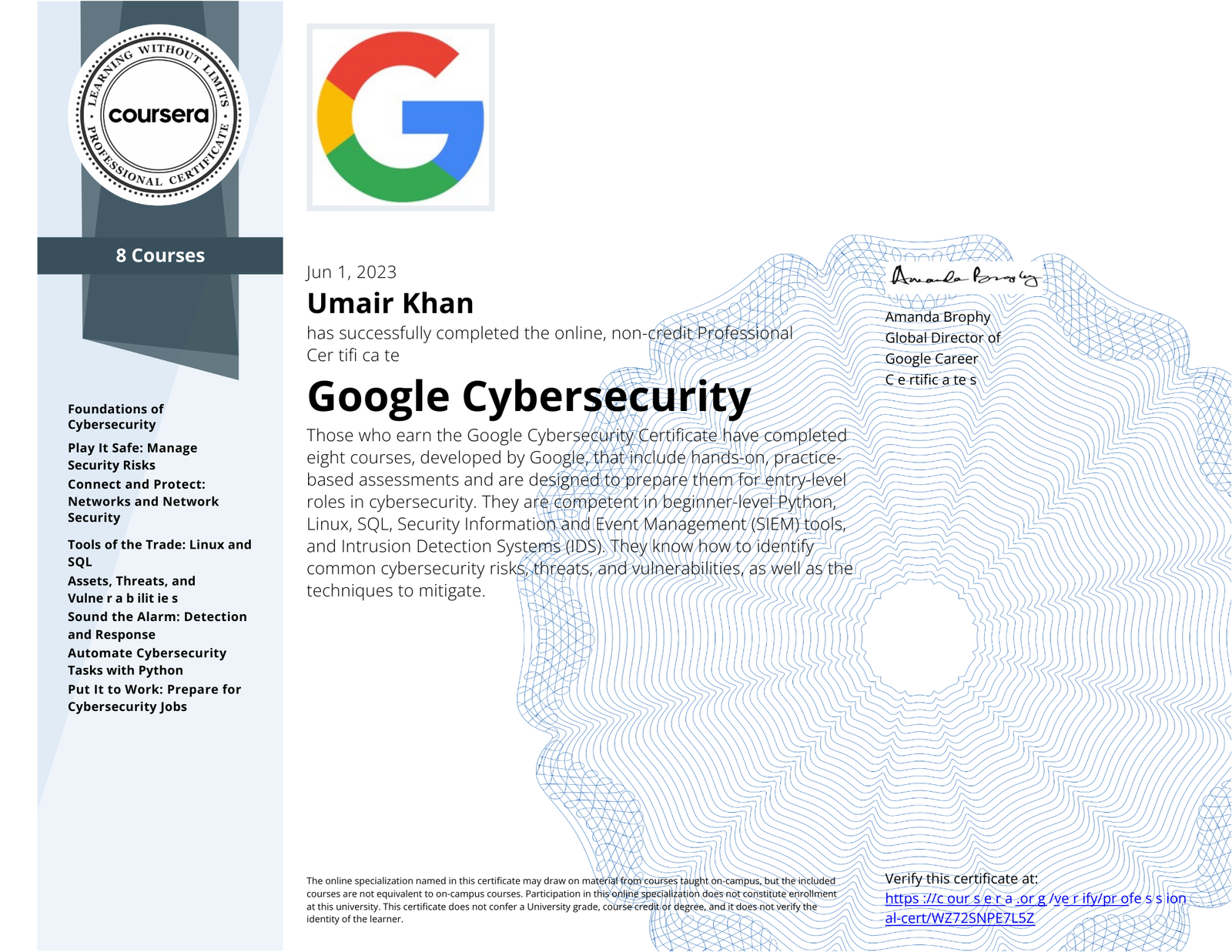 Google Cybersecurity